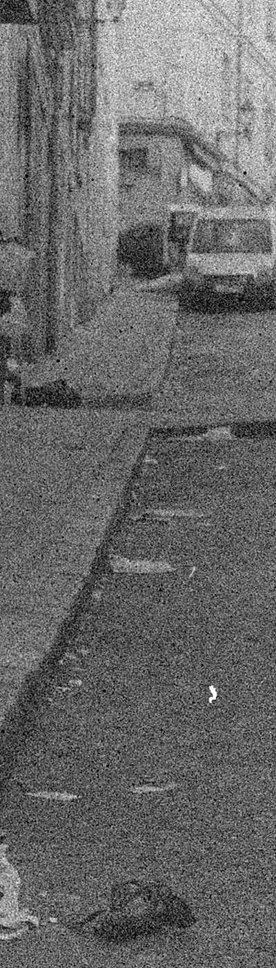 Una calle vacía de El Rastro de Madrid, entre semana